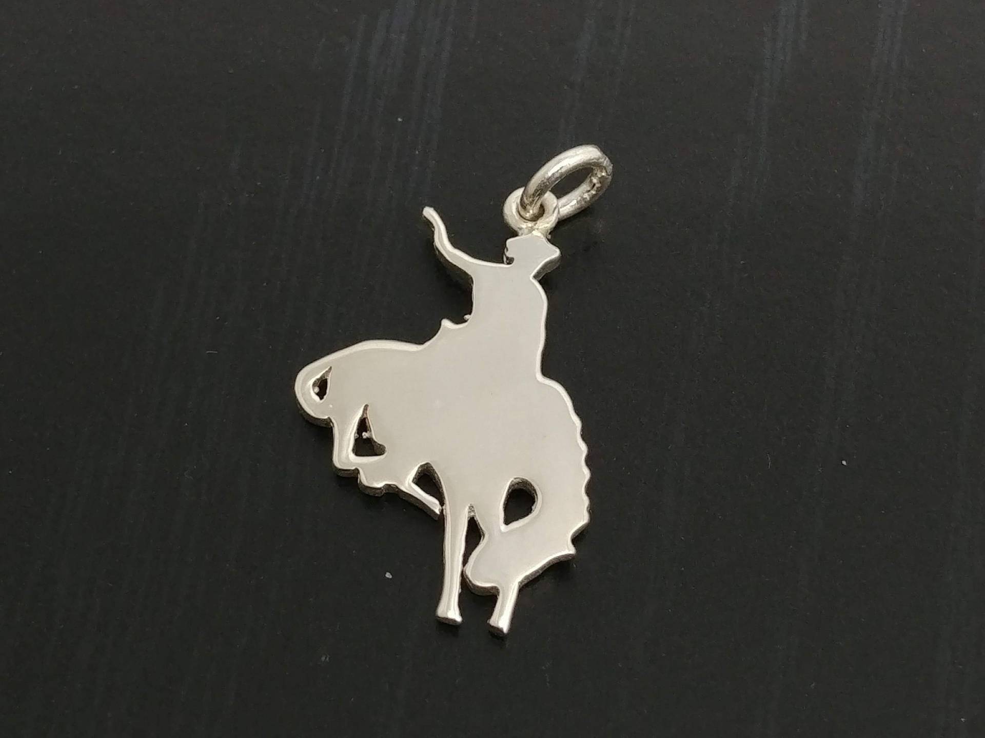 Fit Charme Bull Rider - Sterling Silber Charme Fit Charme Bull Rider - Sterling Silber Charme von ArtofGoldJewelry