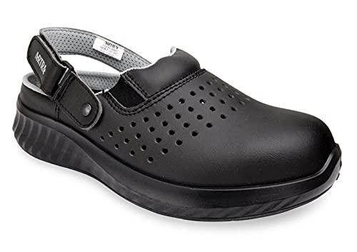 Artra Arbeitsschuhe ARNO Bequeme Clogs, Sandale für Lager LKW Handwerk MIT Stahlkappe, Größe 46 von Artra