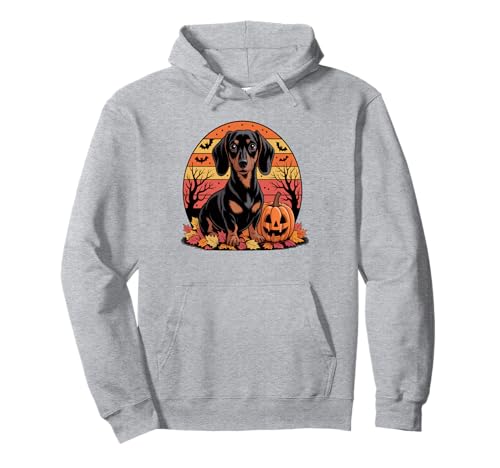 Halloween Dackel Hund Kinder Männer Frauen 2025 Pullover Hoodie von Arts Designs Halloween - The Dachshund