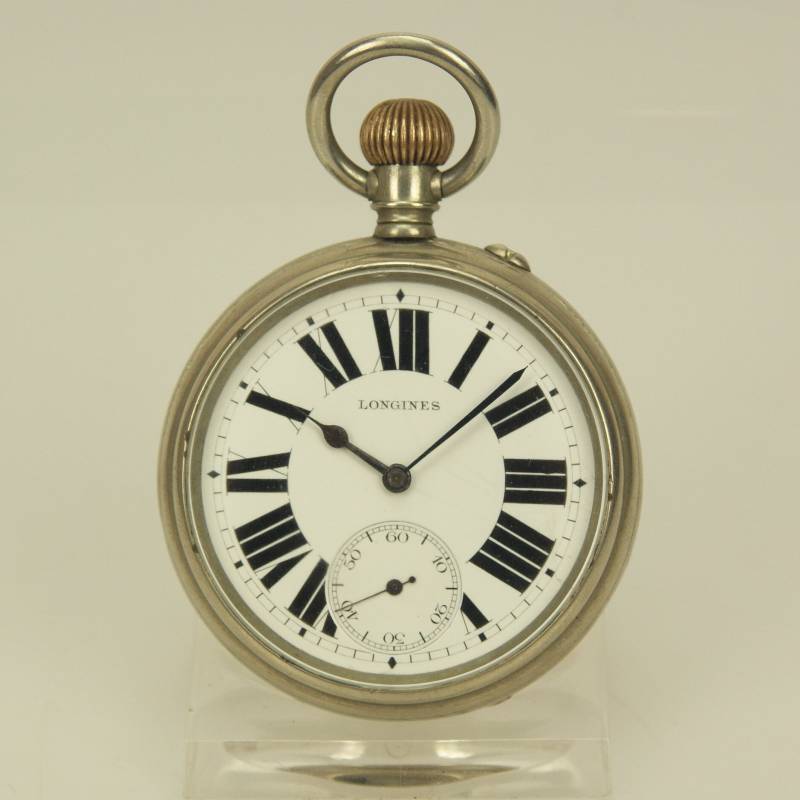 Intakte Longines Taschenuhr Herren Mechanisch No Spindel Duplex Or Chronometer Armbanduhr Repetition Schlagwerk von ArtsAlexCo