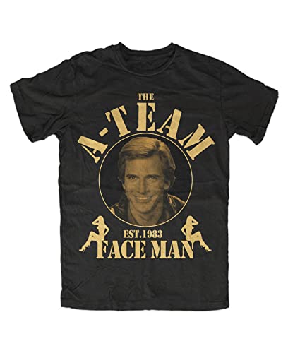A-Team Face Man T-Shirt, Farbe: Schwarz, Größe: L von Artshirt Factory