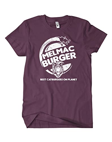 Alf Melmac Burger T-Shirt M2, Farbe: Burgund, Größe: XXL Alf Melmac Burger T-Shirt M2, Farbe: Burgund, Größe: XXL von Artshirt Factory