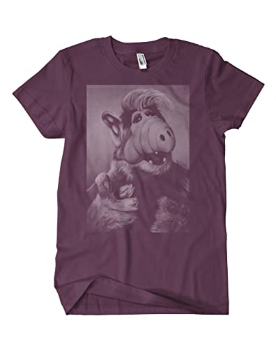 Artshirt Factory Alf T-Shirt, Farbe: Burgund, Größe: XL von Artshirt Factory