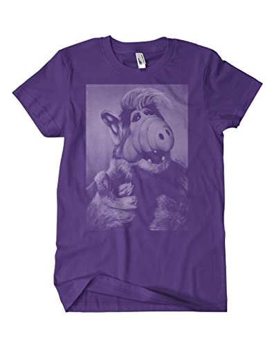 Alf T-Shirt, Farbe: Lila, Größe: S von Artshirt Factory