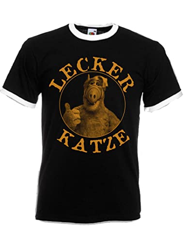 Artshirt Factory Alf Lecker Katze Ringer, Größe: XL von Artshirt Factory