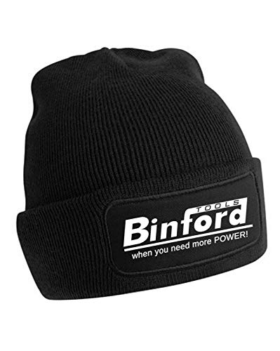 Artshirt Factory Binford Tools Beanie M1, Schwarz/Weiß von Artshirt Factory