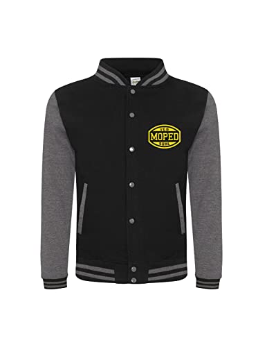 Artshirt Factory Moped Minol Collegejacke Grau/Schwarz, Größe: XL von Artshirt Factory