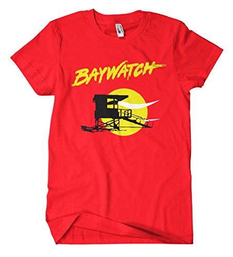 Baywatch Logo T-Shirt (M, Rot) von Artshirt-Factory