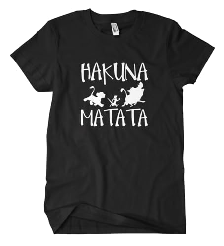 Hakuna Matata T-Shirt M2, Farbe: Schwarz, Größe: L von Artshirt Factory