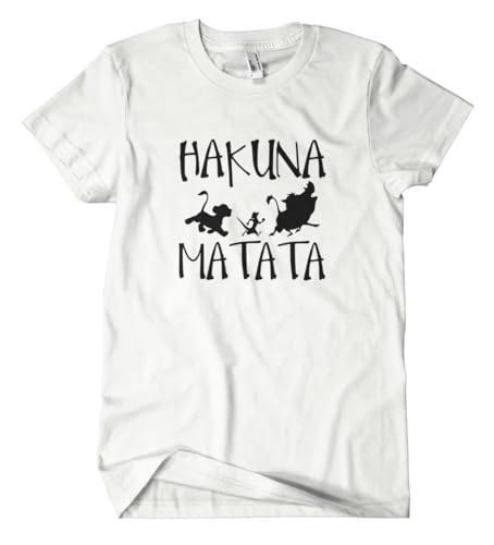 Hakuna Matata T-Shirt M2, Farbe: Weiß, Größe: S von Artshirt Factory