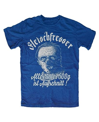 Hannibal Lecter T-Shirt BLAU, Größe: L von Artshirt Factory
