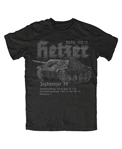 Hetzer Panzer T-Shirt, Größe: 3XL von Artshirt Factory
