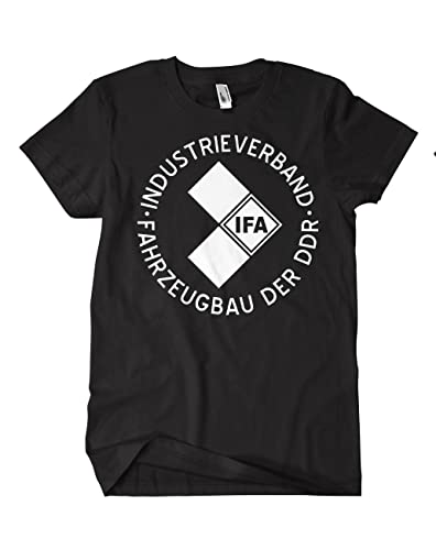 IFA Logo T-Shirt, Farbe: Schwarz, Größe: XXXXXL von Artshirt Factory