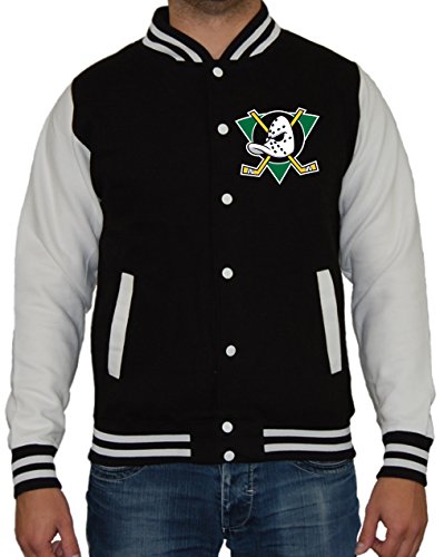 Artshirt-Factory Mighty Ducks Jacke (S, Schwarz/Weiß) von Artshirt-Factory