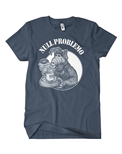 Null Problemo Alf T-Shirt M2, Farbe: Denim, Größe: L von Artshirt Factory