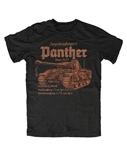 Panther Panzer T-Shirt, Größe: 3XL von Artshirt Factory