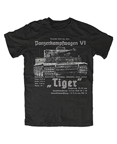 Tiger Panzer T-Shirt, Größe: 2XL von Artshirt Factory