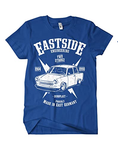 Trabant Eastside Engineering T-Shirt, Farbe: Blau, Größe: XXXXXL von Artshirt Factory