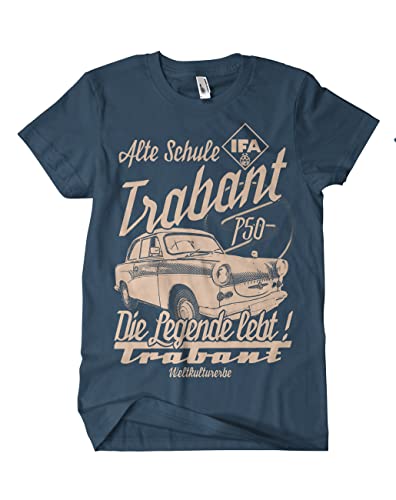 Trabant Legende P50 T-Shirt, Farbe: Denim, Größe: XXL von Artshirt Factory