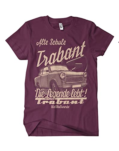 Trabant Legende T-Shirt, Farbe: Burgund, Größe: L von Artshirt Factory