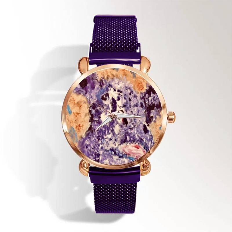 Custom Armbanduhr Multicolor Damen Magnetschließe Quarz von ArtworkonitsHead