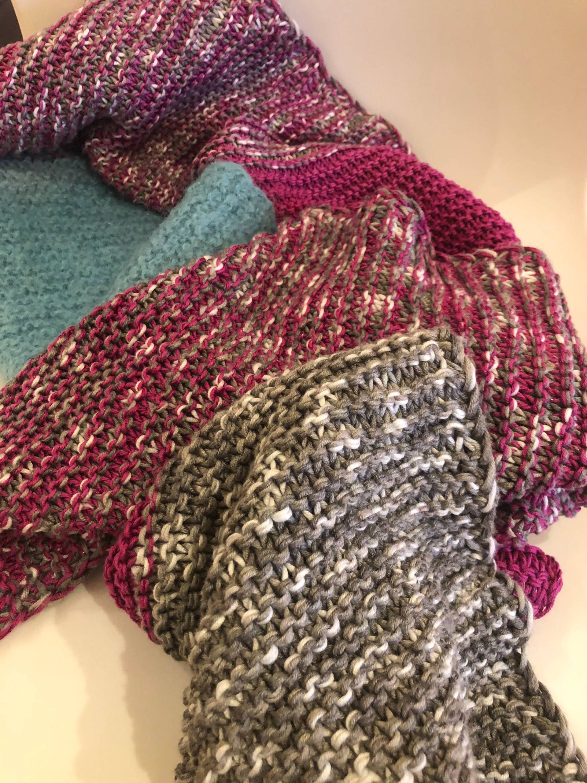 Boho Schal Selbst Gestrickt Boho Schal Selbst Gestrickt von ArtxPassion