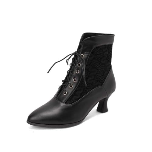 Artykey Stiefel Damen Elegante Schnürsenkel Mode Stiefeletten Mittlerem Absatz Spitze Zehenpartie Ankle Boots 5.5CM Heel Casual Boots Artykey Stiefel Damen Elegante Schnürsenkel Mode Stiefeletten Mittlerem Absatz Spitze Zehenpartie Ankle Boots 5.5CM Heel Casual Boots von Artykey