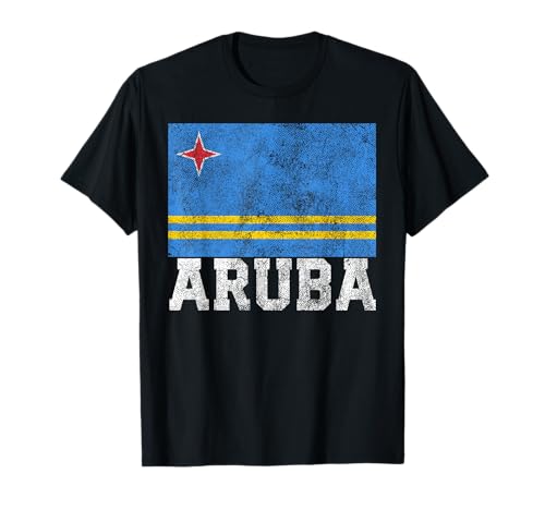 Aruba Flag National Pride Family Roots Country Men Women T-Shirt von Aruba Flag Country Pride Home Roots Gift.
