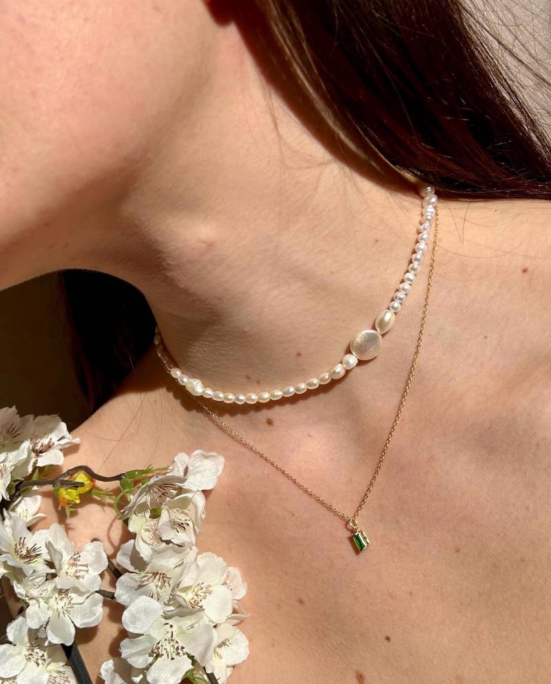 Luxury Collection-Handgemachte Perlenkette Aus Hochwertigen Süßwasserperlen/Kette Hochzeit/Geschenk Frau/Gift Idea Woman/Handmade/Halskette von ArubaJewellery