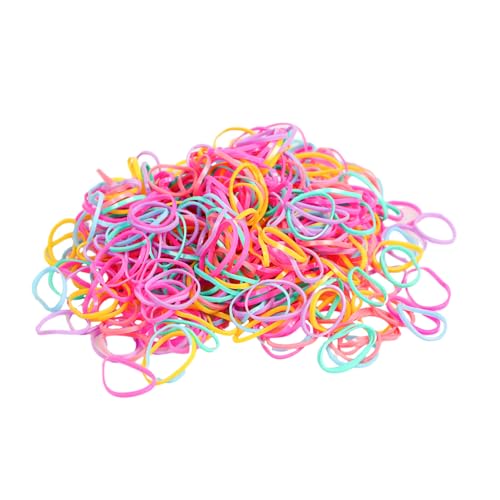 1500 Stück Haargummis Klein Gummibänder Bunte Haargummis Gummi Haarbänder Boxed Haargummi Elastische Haar Gummibänder für Kinder Mädchen Damen Frisuren von Aruicheng