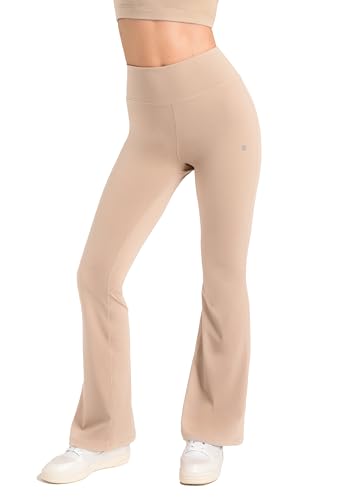 Aruki Damen Flared with Pockets Doeskin Small Leggings, Doeskin, S EU von Aruki