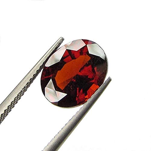 Arwacraft 7,25 Ratti / 6,62 Karat natürlicher Hessonit (Gomed/Granat) Stein Lab-zertifizierte Zylonqualität Erdgeist Natürlicher loser Edelstein für Damen und Herren - B0BSDW12MRNAMZ von Arwacraft