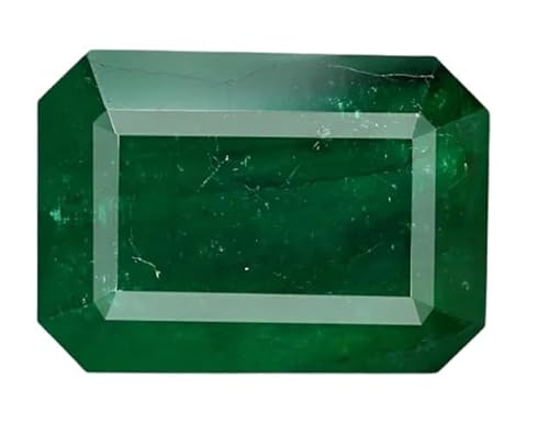 Natürlicher Aaa++-Qualität, grün, lose, 7,25 Ratti, 6,00 Karat, natürlicher zertifizierter sambischer Smaragd/Panna-Stein, für Damen und Herren (Laborgenehmigt) - B0B5LQ4FMRNAMZ von Arwacraft