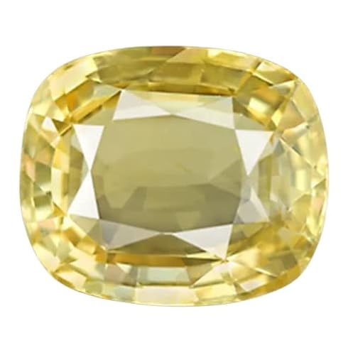 Unisex-Kristall, unbeheizt, unbehandelt, Pukhraj-Stein, 6,25 Ratti, natürlicher gelber Saphir-Edelstein, für Damen und Herren, B0CWL6C1MRNAMZ von Arwacraft