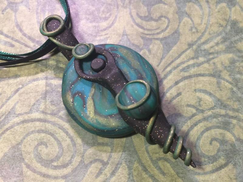 Ocean Night Goddess Anhänger Ocean Night Goddess Anhänger von ArwenDelyonWorks