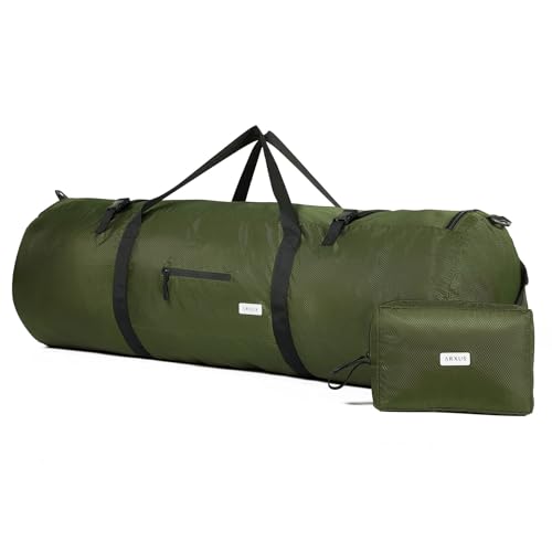 Arxus Sporttasche 90L 50L 30L Groß Reisetasche Faltbare Gepäck Tasche Damen Herren Weekender Schwimmtasche Mit Schultergurt Für Reise Sport Gym Camping von Arxus