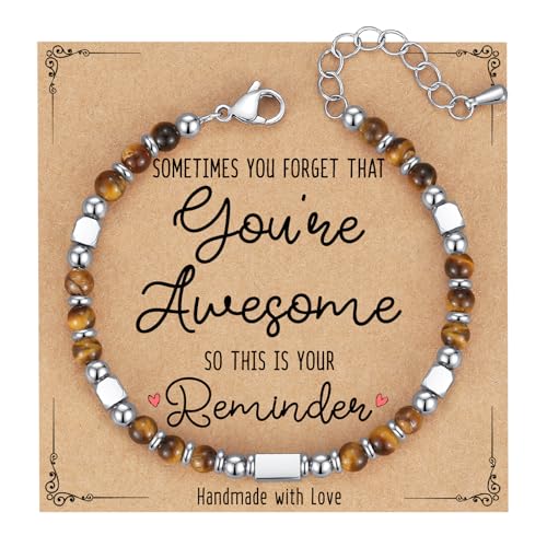AryaHozel Edelsteinperlen-Armband für Teenager-Mädchen, Damen, einzigartiges Geschenk für Valentinstag, Ostern, Muttertag, Abschlussfeier, Weihnachten, Geburtstag für Freunde, Schwester,, Medium AryaHozel Edelsteinperlen-Armband für Teenager-Mädchen, Damen, einzigartiges Geschenk für Valentinstag, Ostern, Muttertag, Abschlussfeier, Weihnachten, Geburtstag für Freunde, Schwester,, Medium von AryaHozel