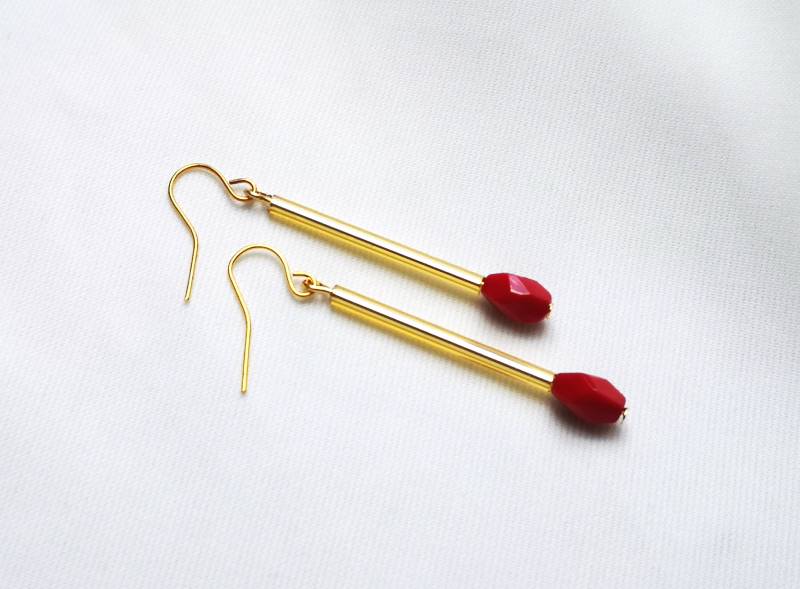 Ohrhänger "Ronda" Mit Facettierten Glasperlen Und Stäbchen-Rocailles von ArynsWelt