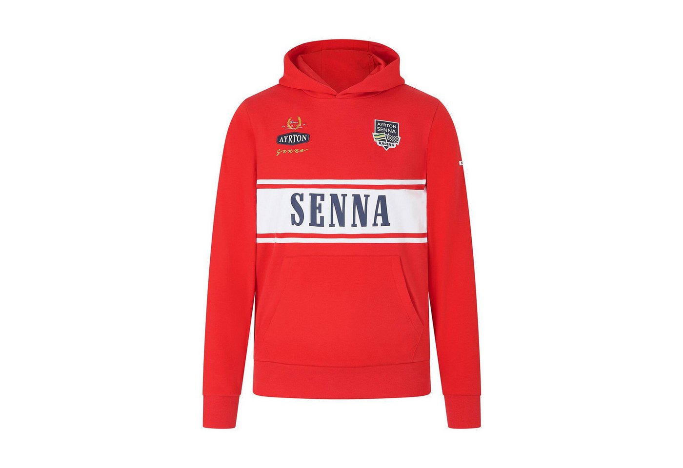 Aryton Senna Kapuzenpullover "Patchwork" Rot Aryton Senna Kapuzenpullover "Patchwork" Rot von Aryton Senna
