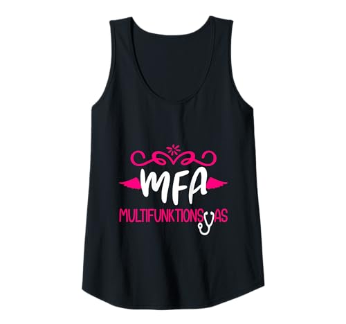 Damen MFA As Medizinische Fachangestellte Tank Top von Arzthelferin Geschenke Für MFA Prüfung Bestanden