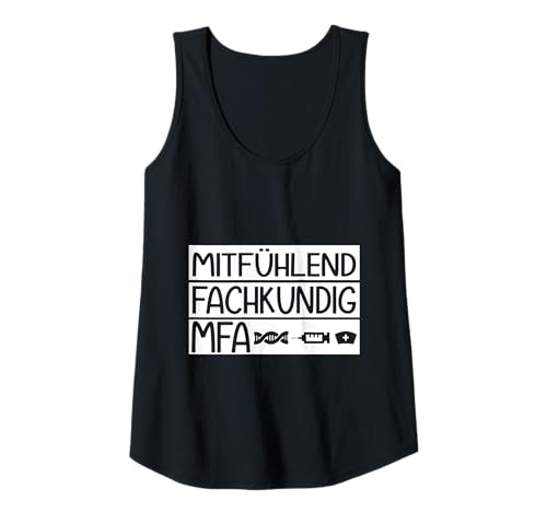 Damen Arzthelferin Mitfühlend MFA Tank Top von Arzthelferin Medizinische Fachangestellte Geschenk