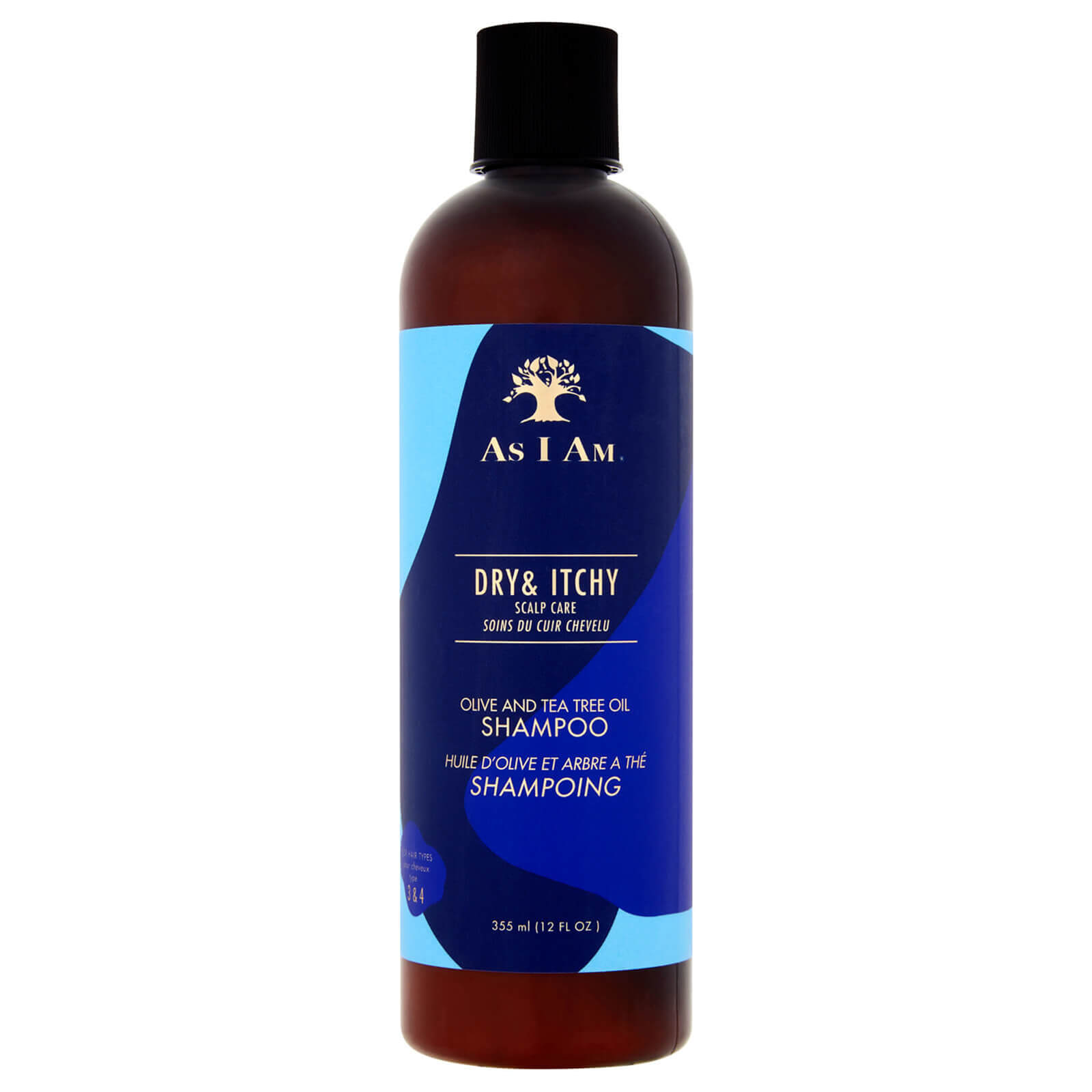 As I Am Pflege für Trockene und Juckende Kopfhaut Oliven- und Teebaumöl-Shampoo 355 ml As I Am Pflege für Trockene und Juckende Kopfhaut Oliven- und Teebaumöl-Shampoo 355 ml von As I Am