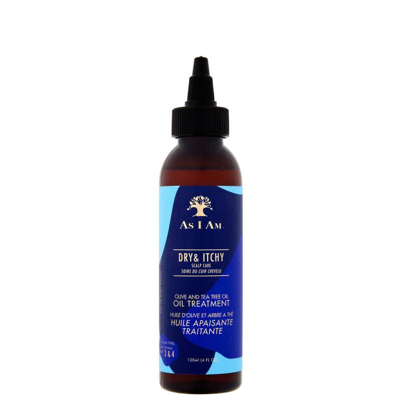 As I Am Pflege für Trockene und Juckende Kopfhaut Oliven- und Teebaumöl-Behandlung 120 ml von As I Am