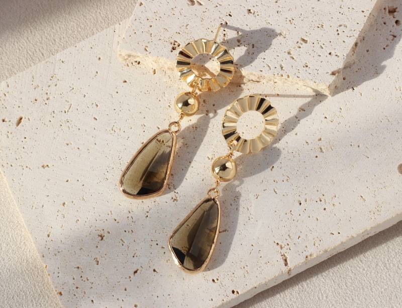 Bunte Kristallohrringe Bunte Kristallohrringe von AsBoldAsJewelry