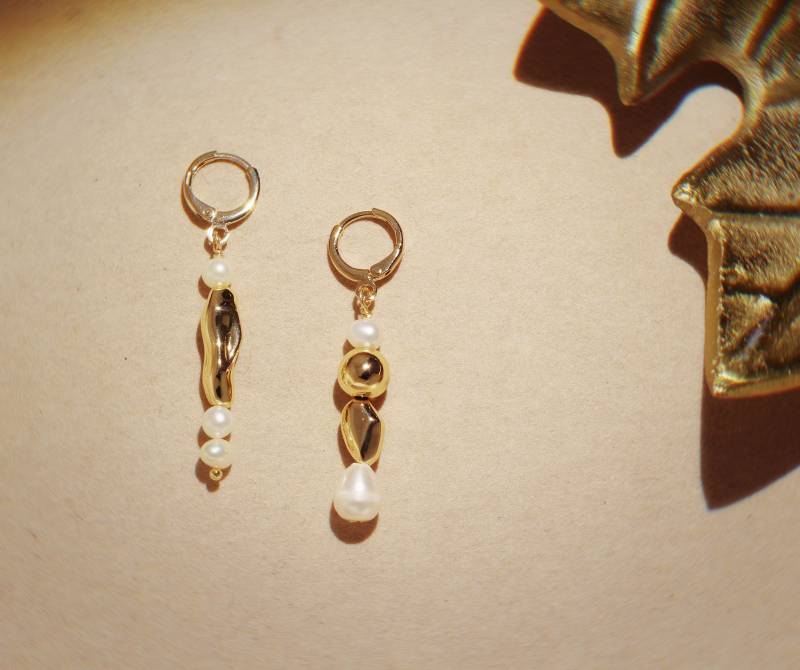 Ohrringe, Süßwasserperlen Ohrringe, Süßwasserperlen von AsBoldAsJewelry