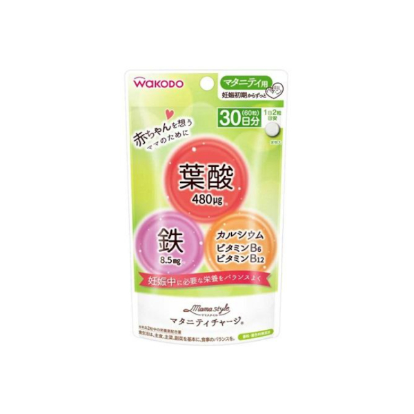 Asahi - Wakodo Mama Style Maternity Charge 30 Days Supply - 60 tablets von Asahi