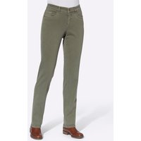 Witt Damen 5-Pocket-Jeans in Stretch-Qualität, oliv von Ascari