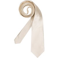 Ascot Herren Krawatte beige unifarben von Ascot