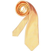 Ascot Herren Krawatte orange Seide gemustert von Ascot