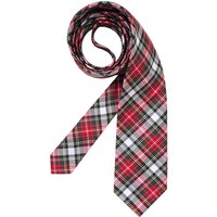 Ascot Herren Krawatte rot mit Karos von Ascot